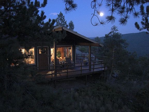 Evening view from the west