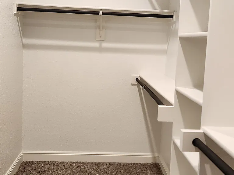 custom walk in master closet