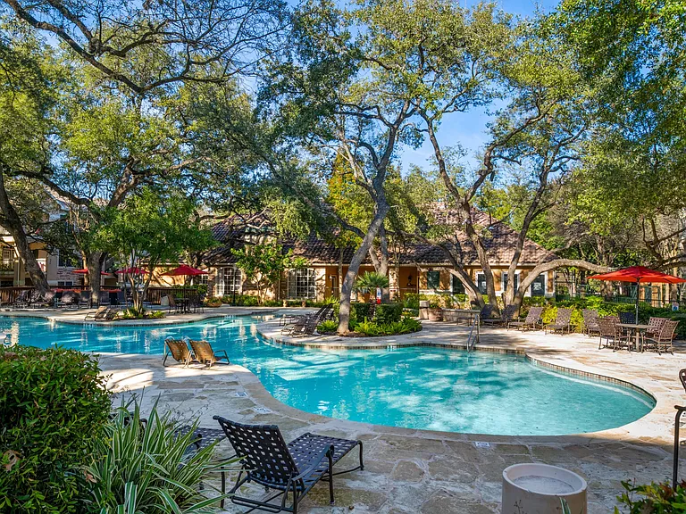 Spend sunny days by the community pool