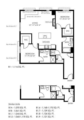 Floor plan B1