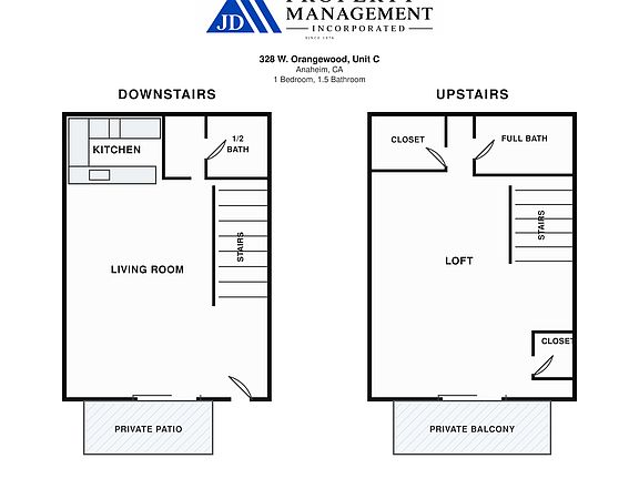 3rd image of 328 W Orangewood Ave APT C