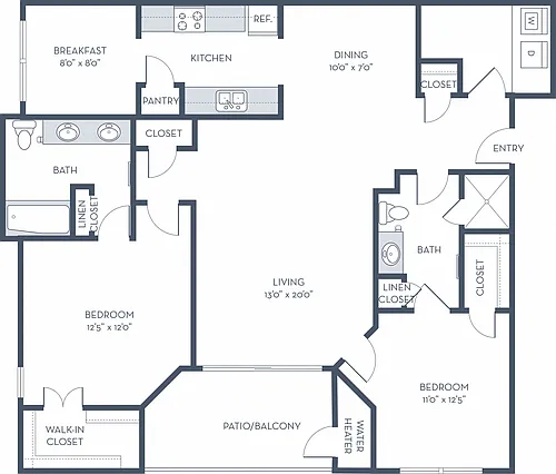Floor plan B3
