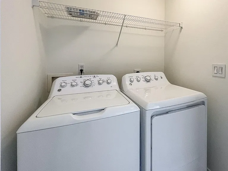 Laundry Room with recently updated Washer and Dryer