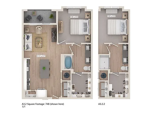 Floor plan A322