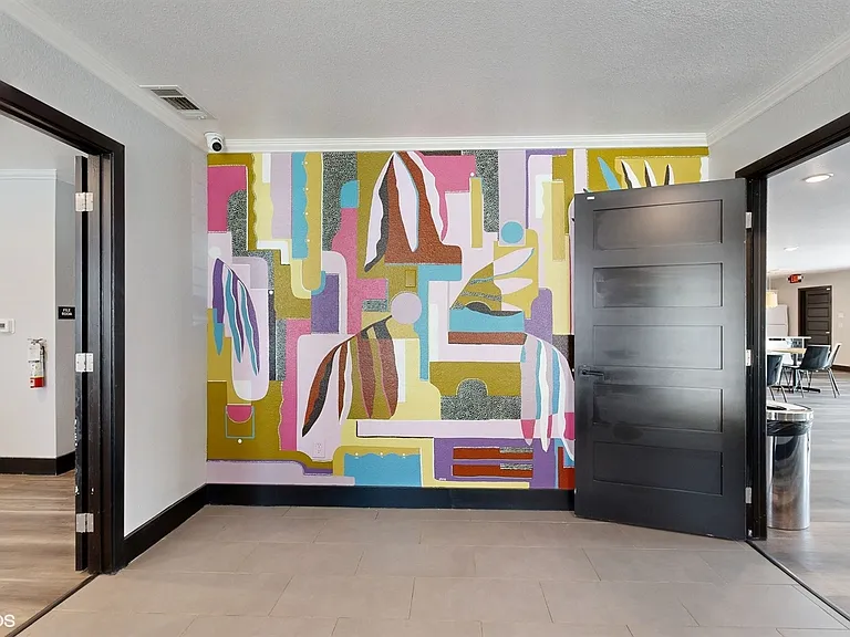 Leasing office entryway