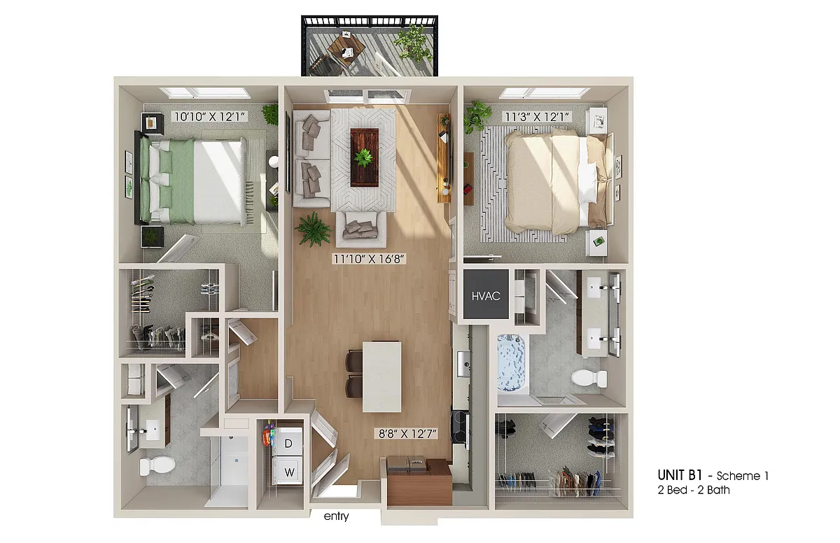 Floor plan B1