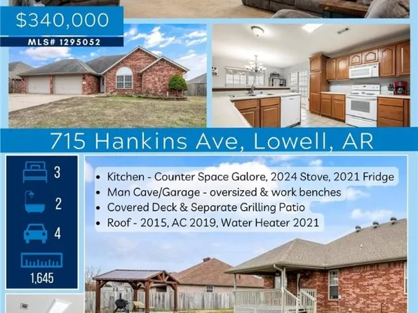 715 Hankins Ave, Lowell, AR 72745