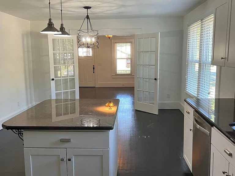 View from the laundry area and "drop zone" to the front of the house.