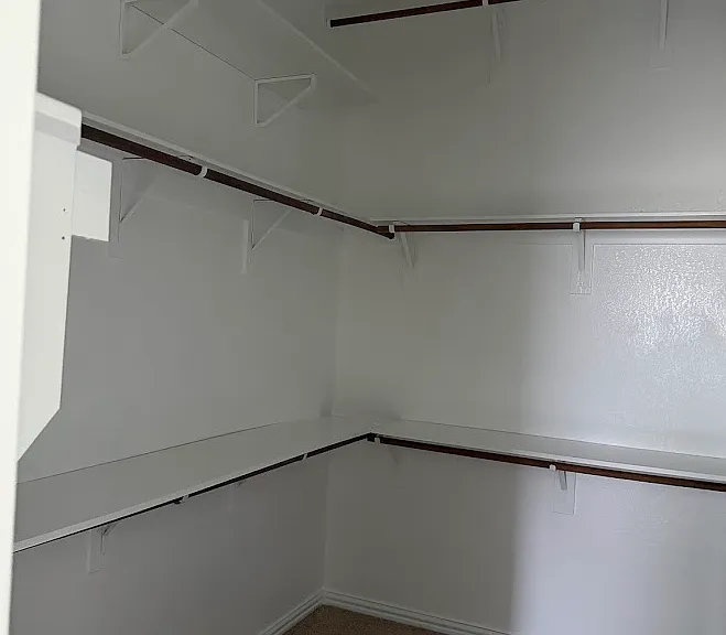 Large closet in primary suite