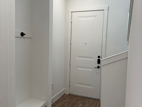 Extra mudroom and storage at entry