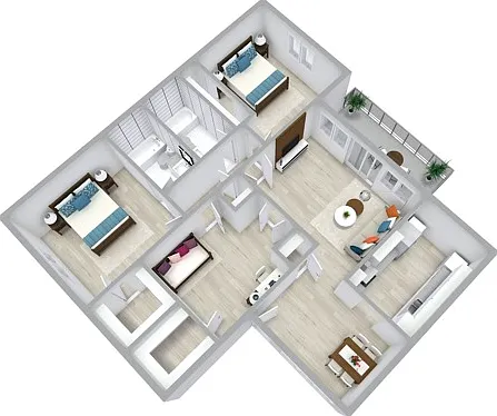 2x2 1,164 SqFt Renovated 2x2 1,164 SqFt Renovated