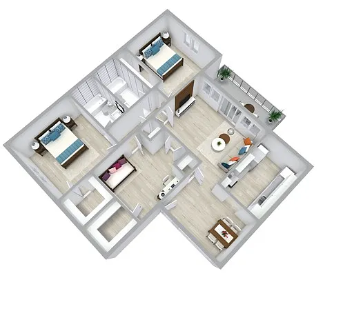 Floor plan 3X2 - C1 R