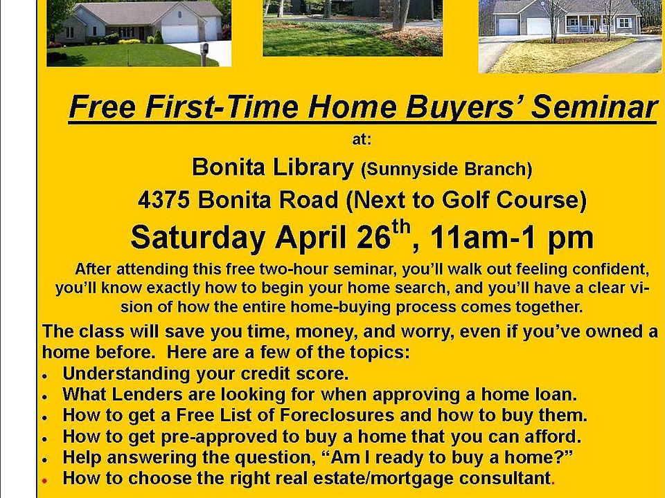 Free Home Buyers Seminar