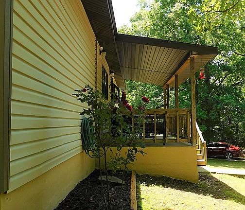 Side/front of house