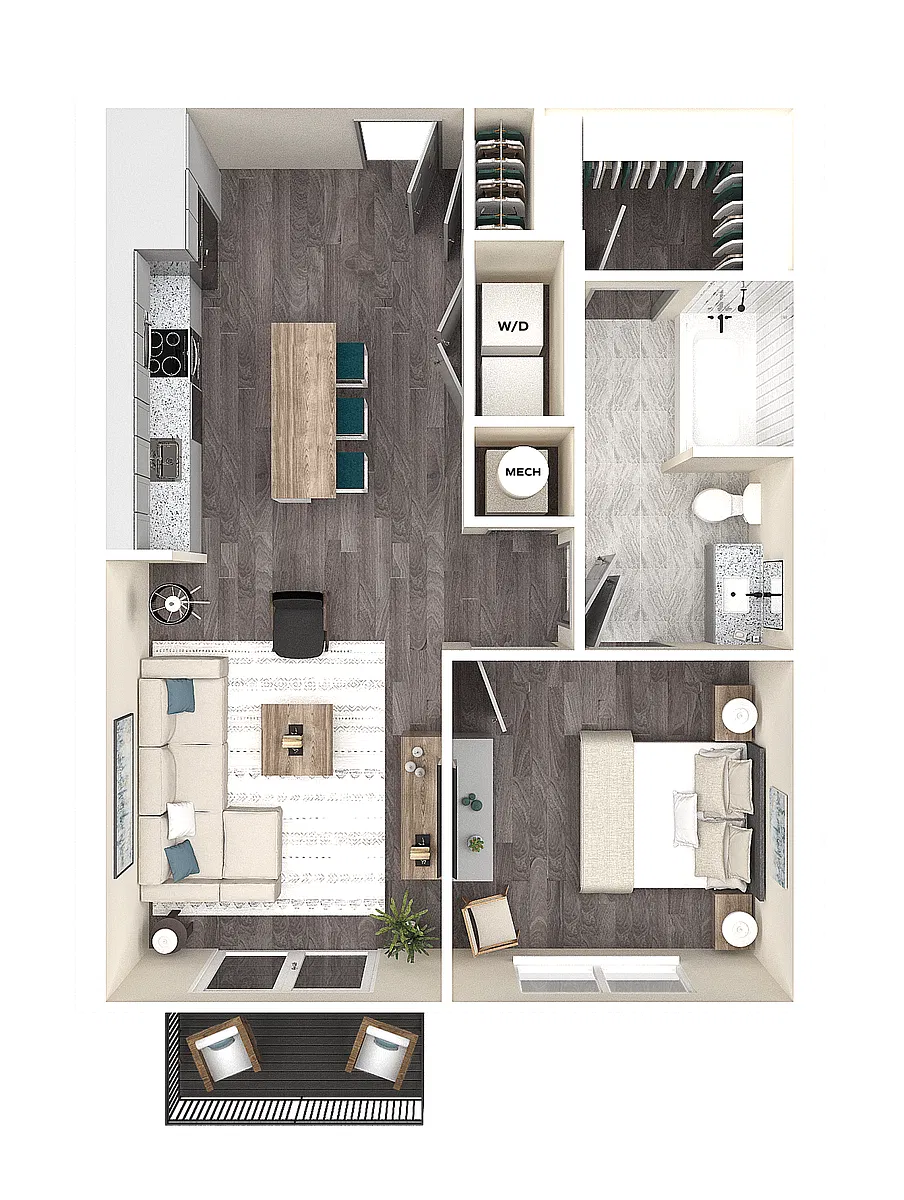 Floor plan A2 (Conventional)