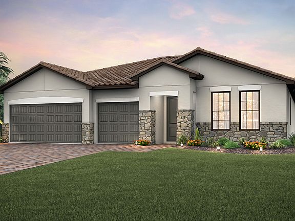 Elevation FM2A with stone