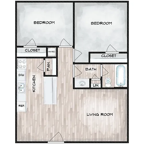 Floor plan B1