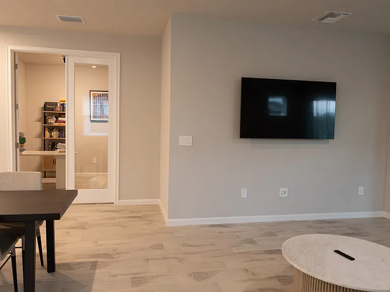 Flex Room + Living Room