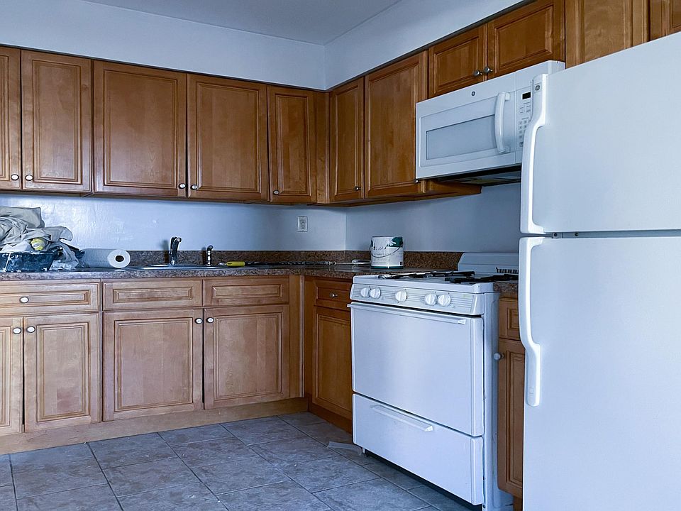 kitchen with Renovation materials still on counter