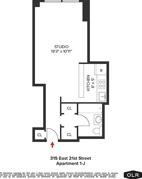2nd image of 315 E 21st St APT 1J