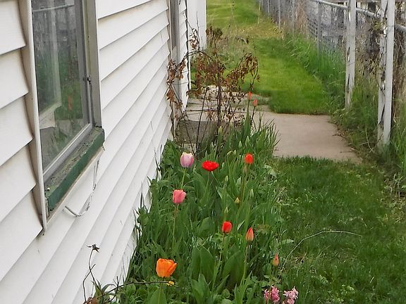 South fenceline looking east to alley