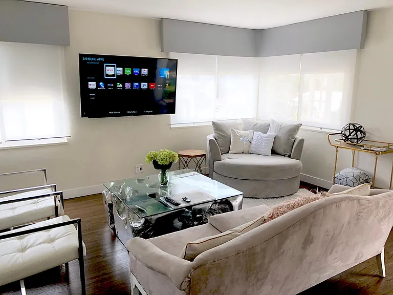 living room set up