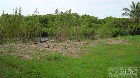 View of canal from left corner of lot
