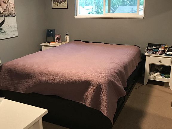 one bedroom, second one equal size, both have oversized clos