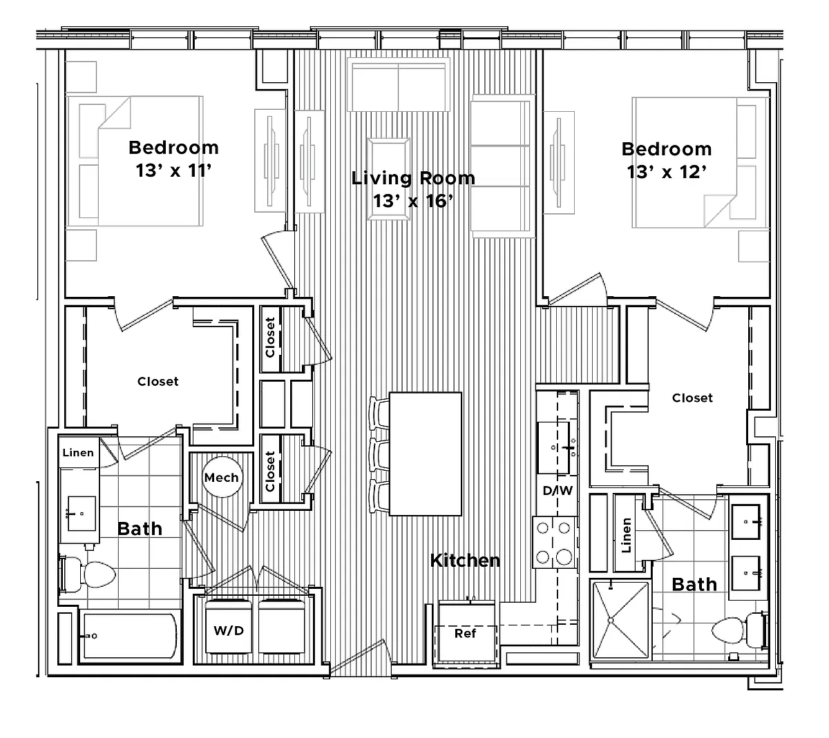 Floor plan The Old Elm