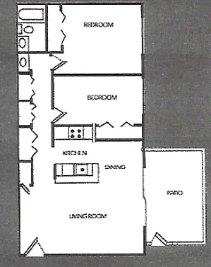 Floor plan 2X1 APARTMENTS