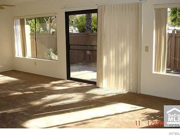 Living room with patio