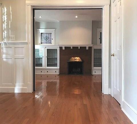 Entrance into Living room is enhanced by pocket doors!