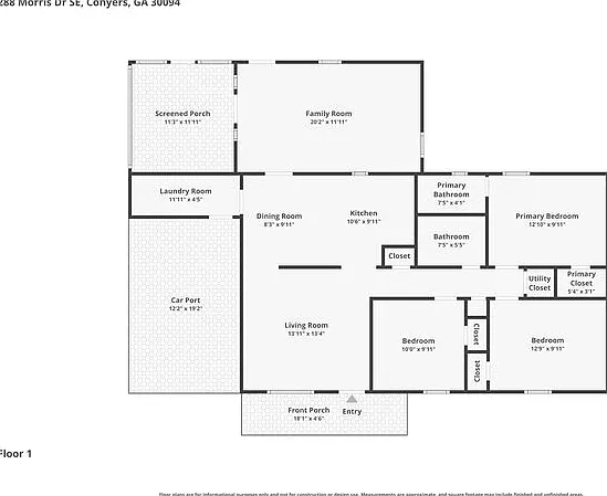 3 bed, 2.0 bath, 1251 sqft, $1,495 — Photo 2