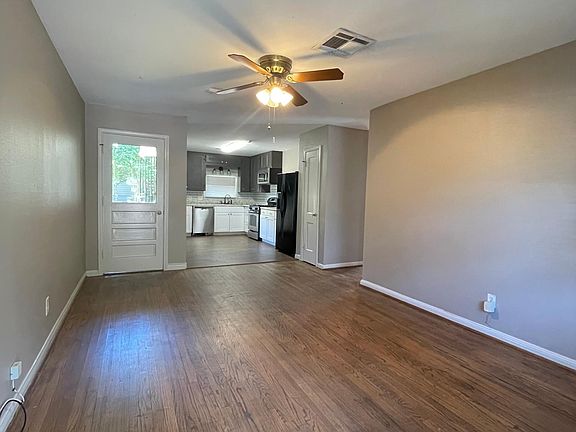 Open concept living room and kitchen