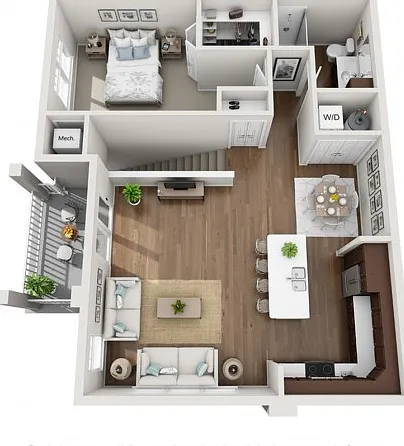 Floor Plan 1G | Seasons at Orchard Hills | Apartments in Oak Creek, WI Floor Plan 1G | Seasons at Orchard Hills | Apartments in Oak Creek, WI