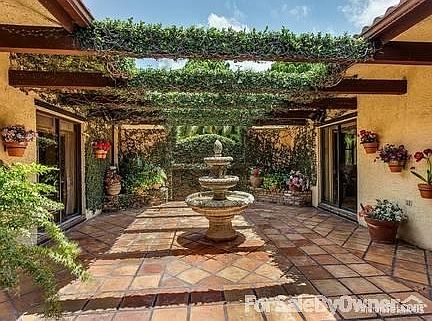 classic Mediterranean courtyard