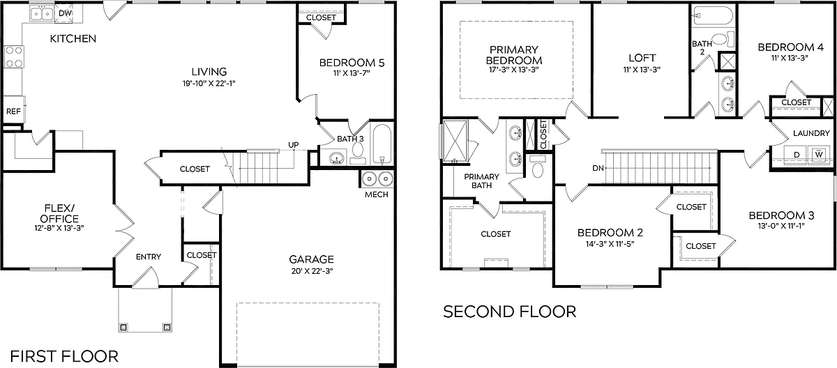 Floor plan Southport Flex