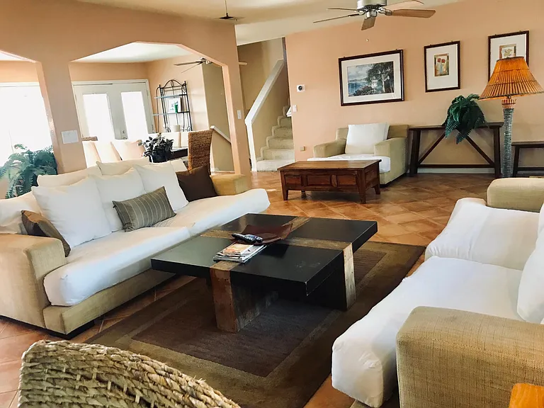 Hang out in the living room with friends.