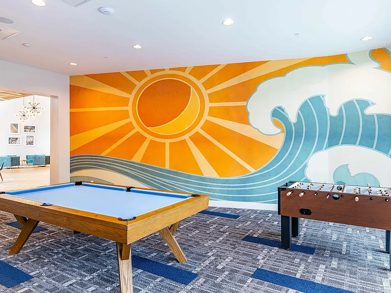 Inviting Game Room
