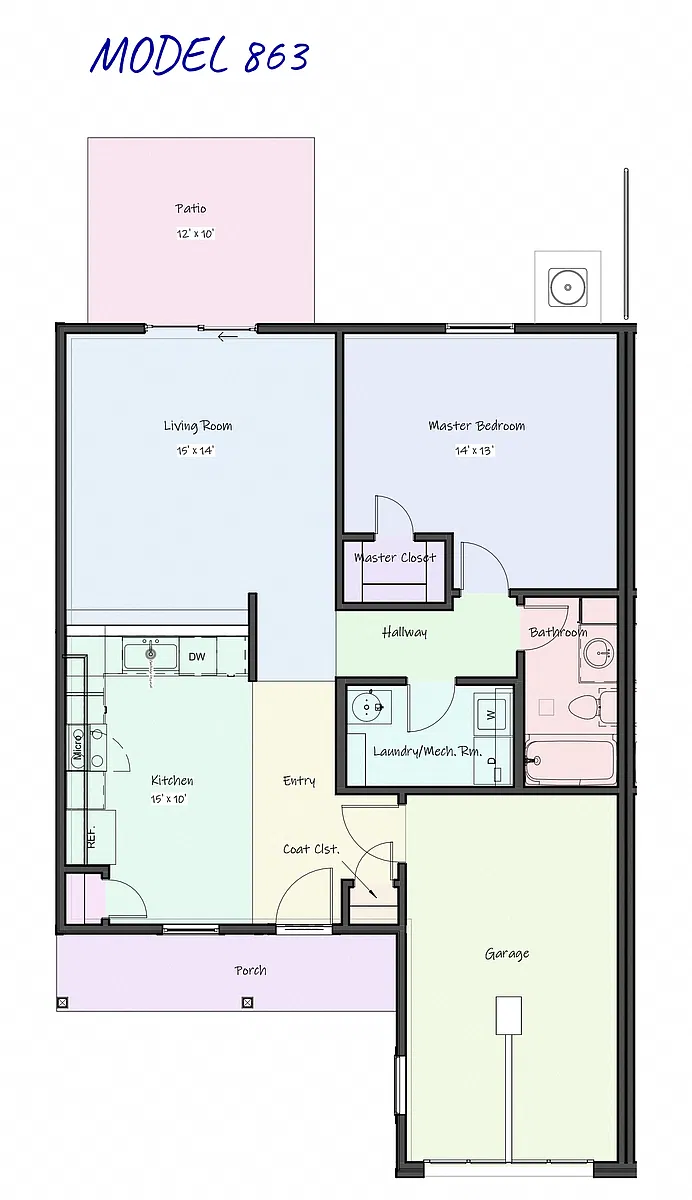Floor plan FREEMAN Duplex