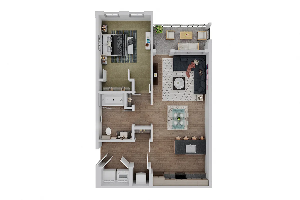 Floor plan Bungalow+ (A1+)