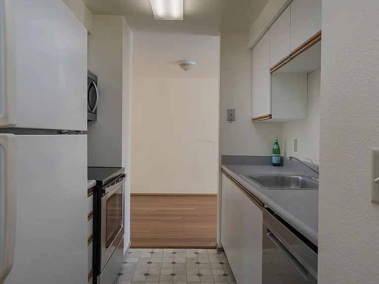 Kitchen looking to dining area