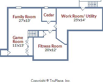 Lower Level Floor Plan