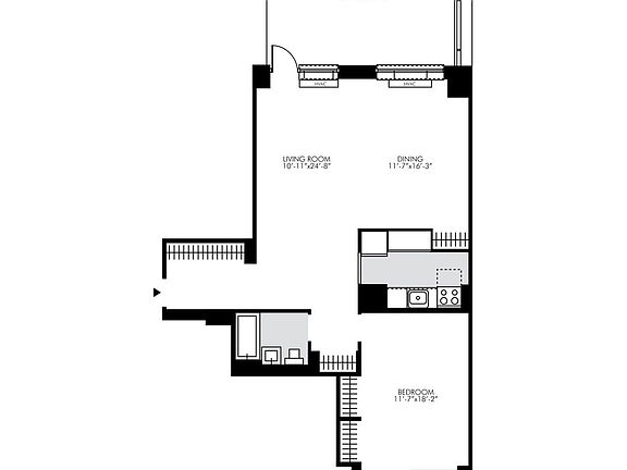 2nd image of 200 W 26th St #1009
