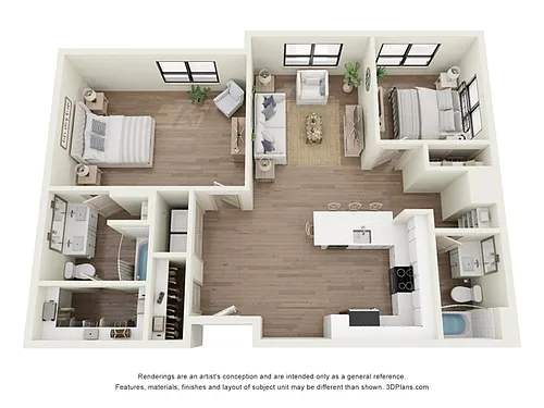 Floor plan B3