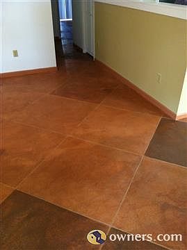 Low maintenance "tile" throughout