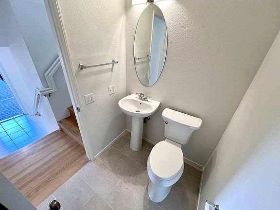Guest bathroom easily accessible from living area