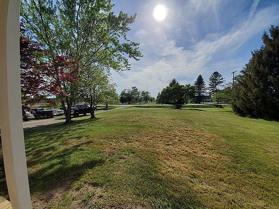 Septic field in front yard.