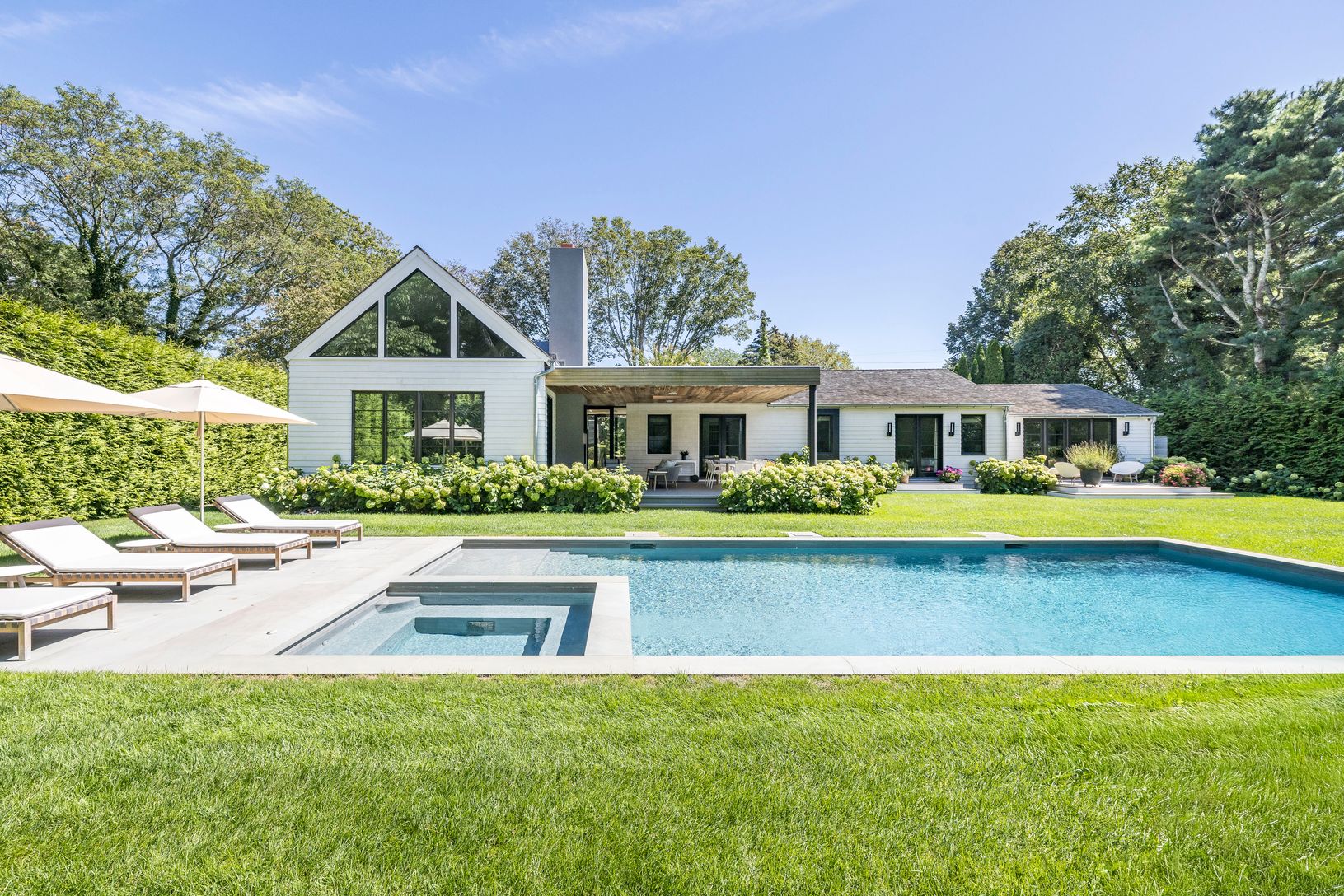  Heated Gunite Pool with spa