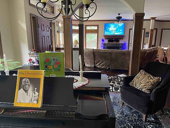 View into living room.